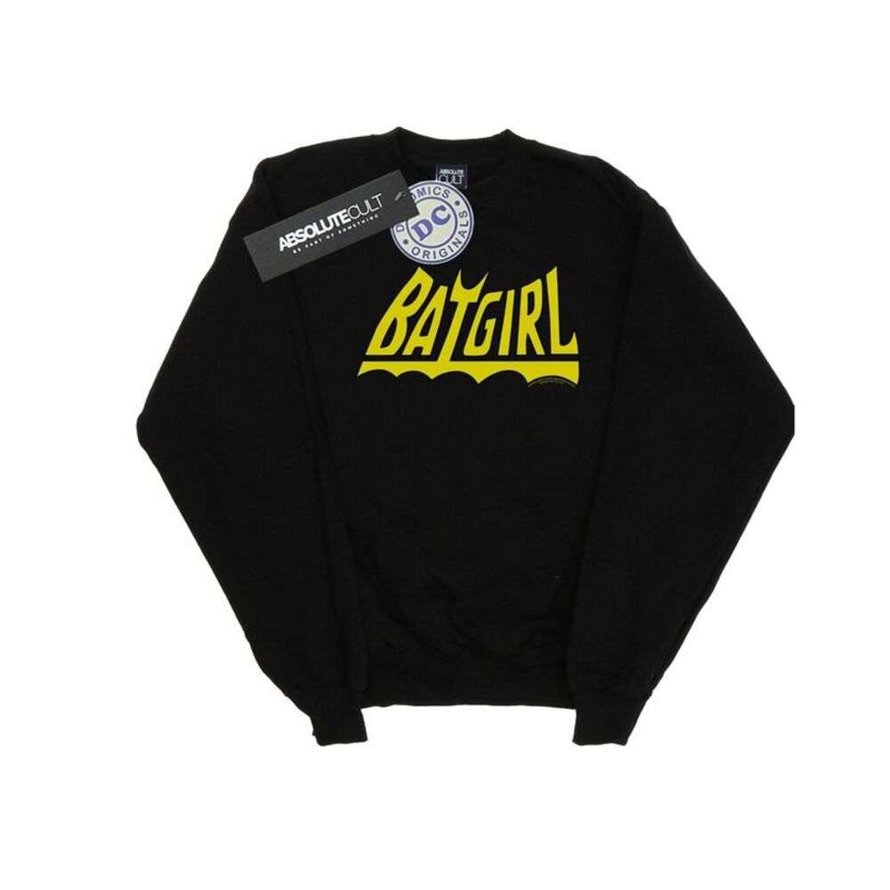 DC Comics Womens/Ladies Batgirl Logo Sweatshirt / Black